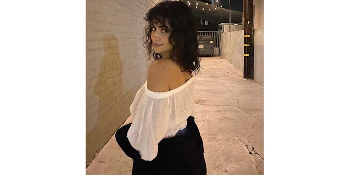 Camila Cabello with hair by Dimitri Giannetos