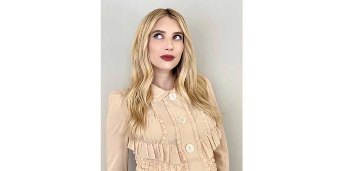 Emma Roberts, hair by Nikki Lee
