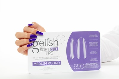 Gel 1168095 Soft Gel Tips Medium Round Handw Box