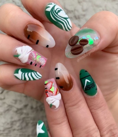 Nails by @nailsbymimit on Instagram