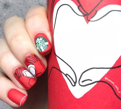 Nails by @hannah_nails_it on Instagram