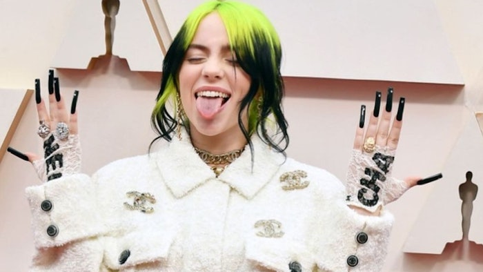 Black Nails- Billie Eilish, photo by Amy Sussman @asussmanphoto