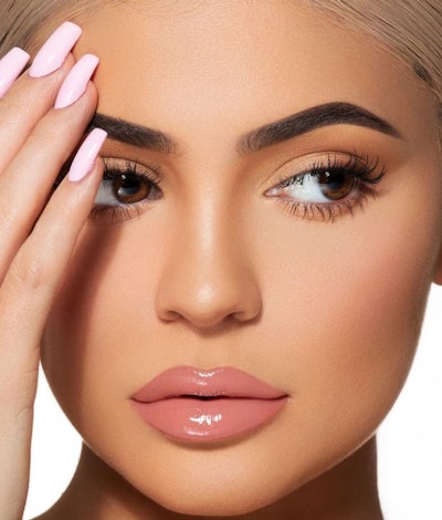 Pink Nails- Kylie Jenner, @kyliejenner on Instagram