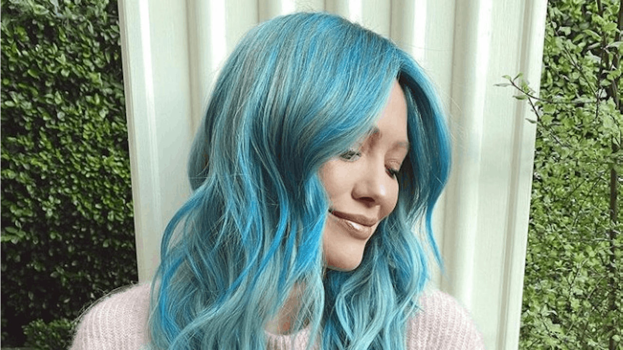 Get the Look: Hilary Duff's Blue Hair | Beauty Launchpad