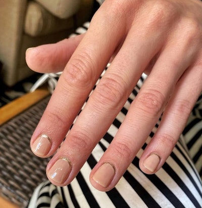 Carey Mulligan, nails by @nailartbyqueenie on Instagram