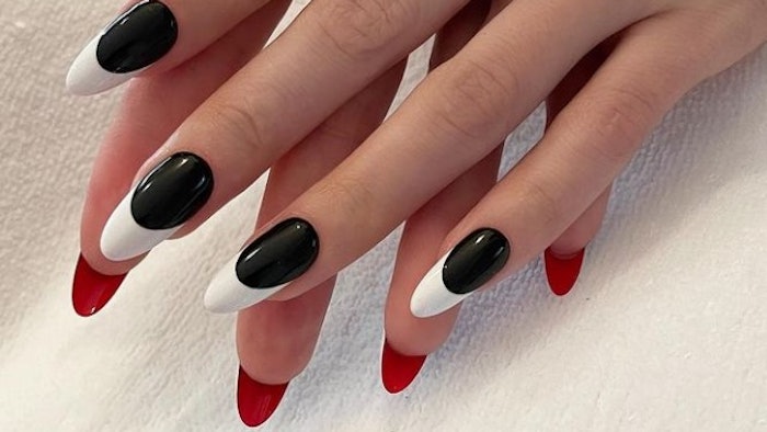 Selena Gomez, nails by Tom Bachik, courtesy of @tombachik on Instagram