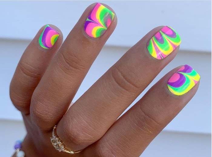 Nails by @samrosenails on Instagram