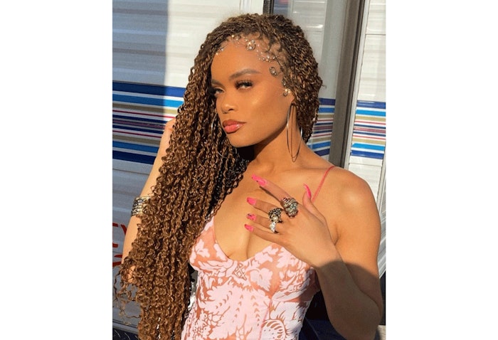 Andra Day, 2021 BET Awards nails by Jolene B.
