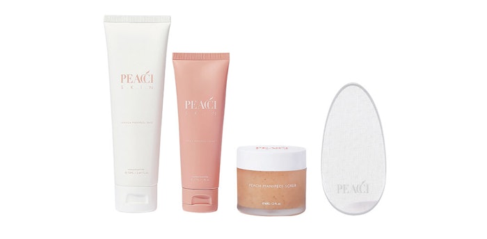 The Peacci S.K.I.N set; courtesy of the brand.