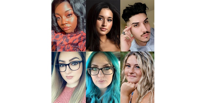 Winners (Top L-R): CheQuoya Clark, Mia Colamarino, Emiliano Diaz (Bottom L-R): Erica Gomez, Tiffany Harding, Lauren Koch