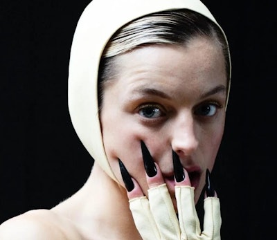 Emma Corrin, nails by Simone Cummings