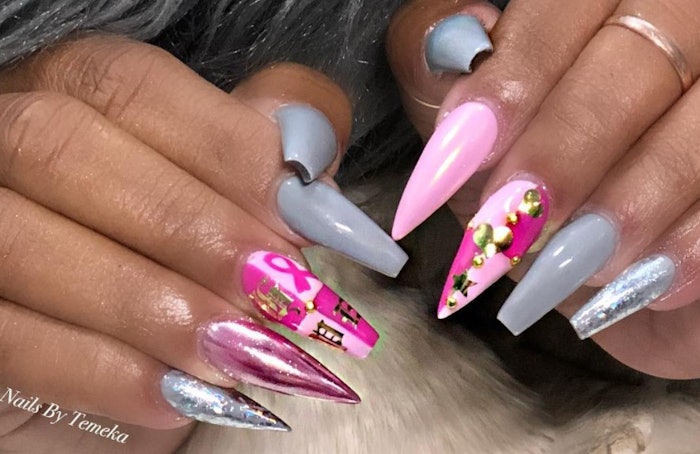 Nails by Temeka Jackson, @customtnails1