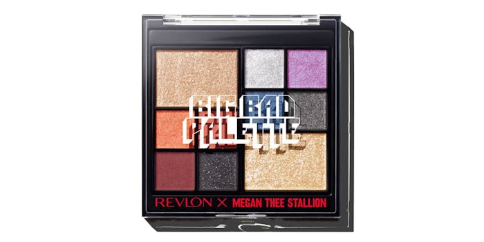 The Revlon x Megan Thee Stallion collection includes an eyeshadow palette, two mascaras and four liners.