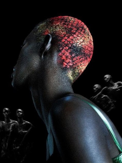 Hair concept and creation: Angelo Seminara for Goldwell Hair colour: Angelo Seminara and Takashi Kurokawa using Elumen, @Pure Pigments and Goldwell Colour Make-up Artist: Daniel Kolaric Stylist: Niccolo Torelli