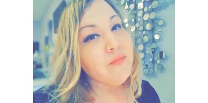 Photo of Mindy Hardy from her GoFundMe page.