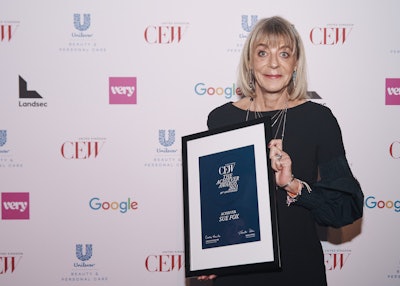 Achiever Award: Sue Fox, president, The Estée Lauder Companies UK & Ireland.