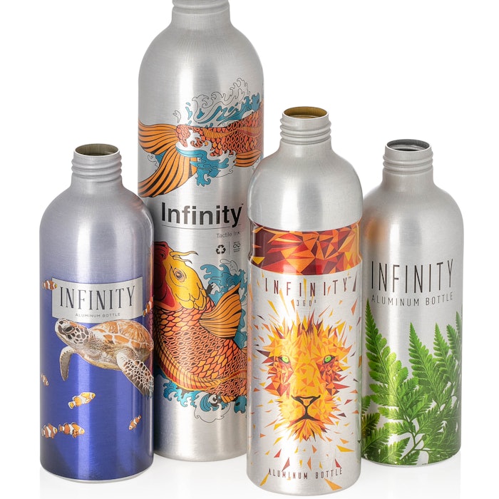 Ball’s impact-extruded aerosol cans are manufactured with recycled aluminum and low-carbon primary aluminum produced with renewable energy sources.