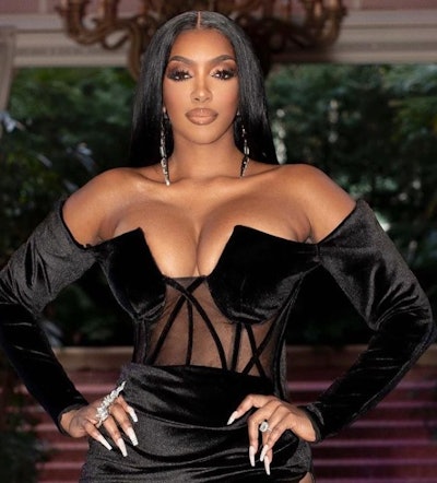 Porsha Williams, nails by unknown artist