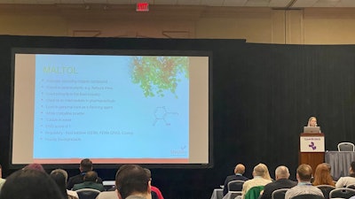 Pictured: 'Natural Preservation in Consumer Care Formulations' with Laura Mills, business development of Sharon Labs North America.