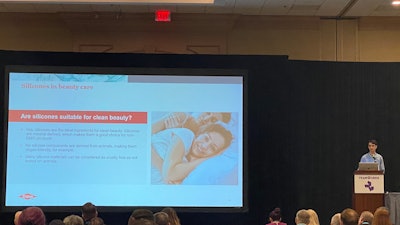 'The Safety and Sustainability of Silicone Materials' with Sam Costanzo, associate research scientist of Dow Personal Care
