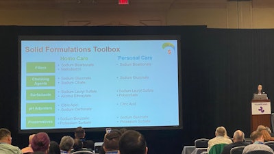 Pictured: 'What is the Consumer Demanding for Sustainable Options?' with Vanessa DeMarco of Stepan Co.