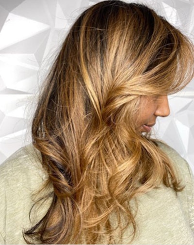 Wella Caramel Latte Look by: Dereq Clark