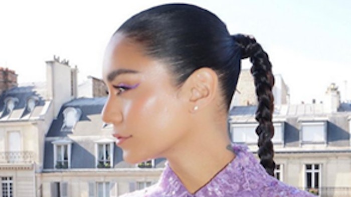 Vanessa Hudgens Chic Braid at Valentino