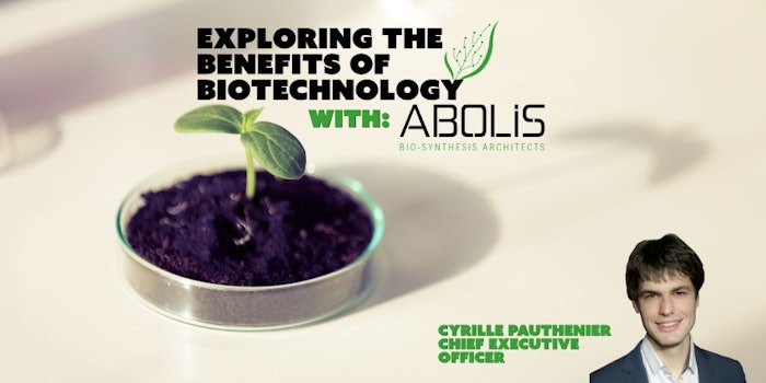 P&F+ connects with Abolis CEO Cyrille Pauthenier to discuss the future of F&F utilizing biotechnology.