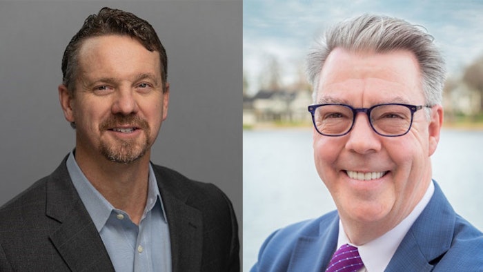 L to R: Scott Beamer, chief financial officer and Declan McCarthy, president of TricorBraun Europe.