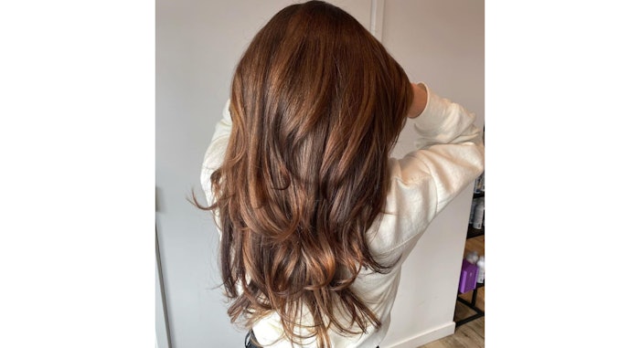 The butterfly haircut; @hairstylist.drea via Instagram