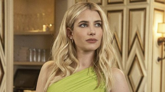Emma Roberts, hair by Rachel Bodt