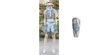 Inspired by Spring 2018; runway images courtesy of Andreea Angelescu; nails courtesy of Taylor Watson