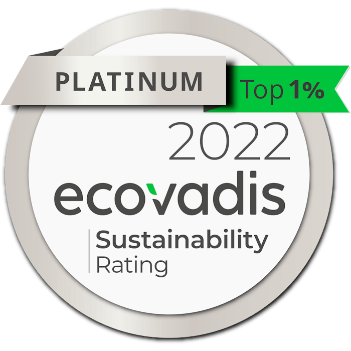 Verescence ranked in the top 1% of best-performing companies for its sustainability efforts.