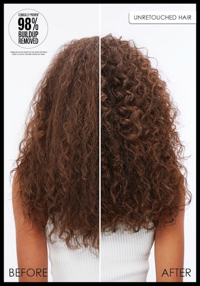 OLAPLEX Broad Spectrum Chelating Treatment before and after
