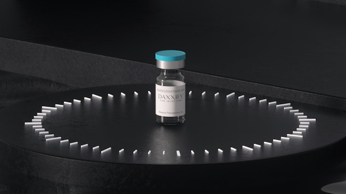 DAXXIFY is designed to temporarily improve moderate to severe frown lines (glabella lines) in adults.