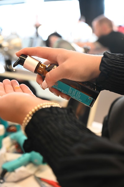 The Blonds x Moroccanoil NYFW SS23 hair by Kevin Hughes