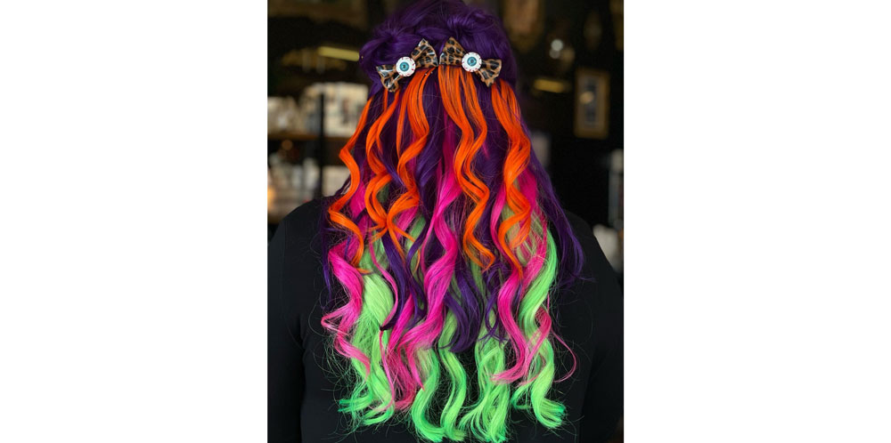 Vivid, monster hair