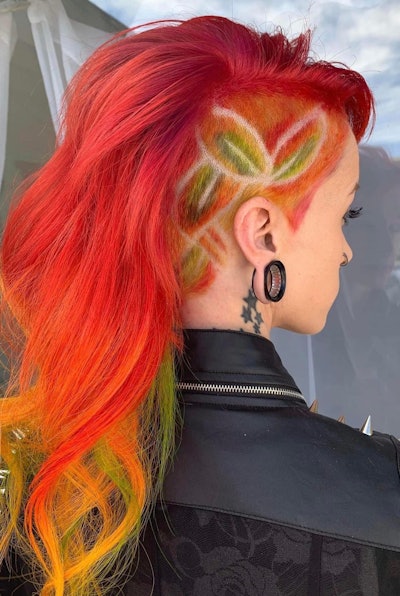 Neon Leaves by Becky Betts