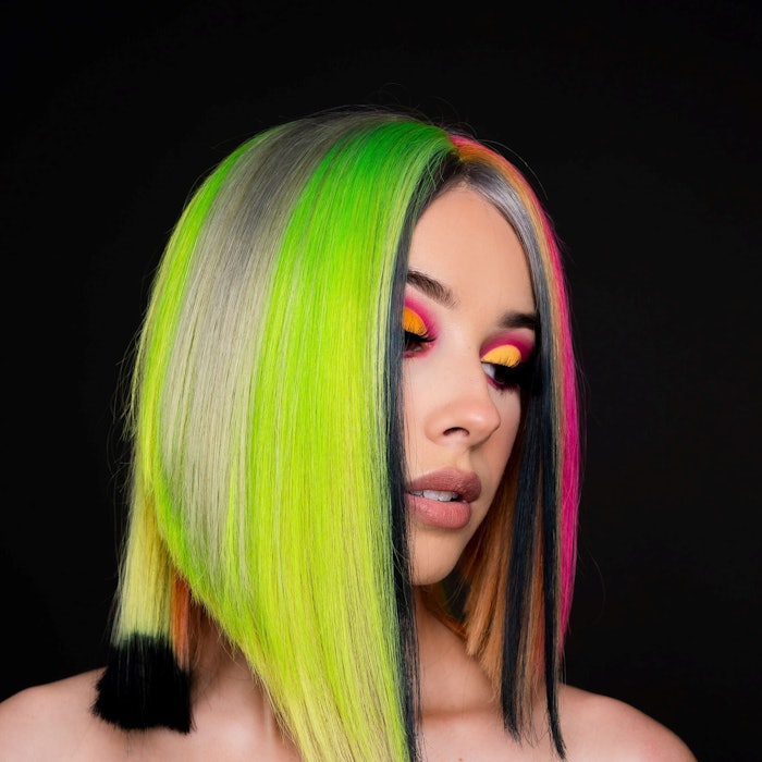 Tiffany Lobdell-Summers's neon look