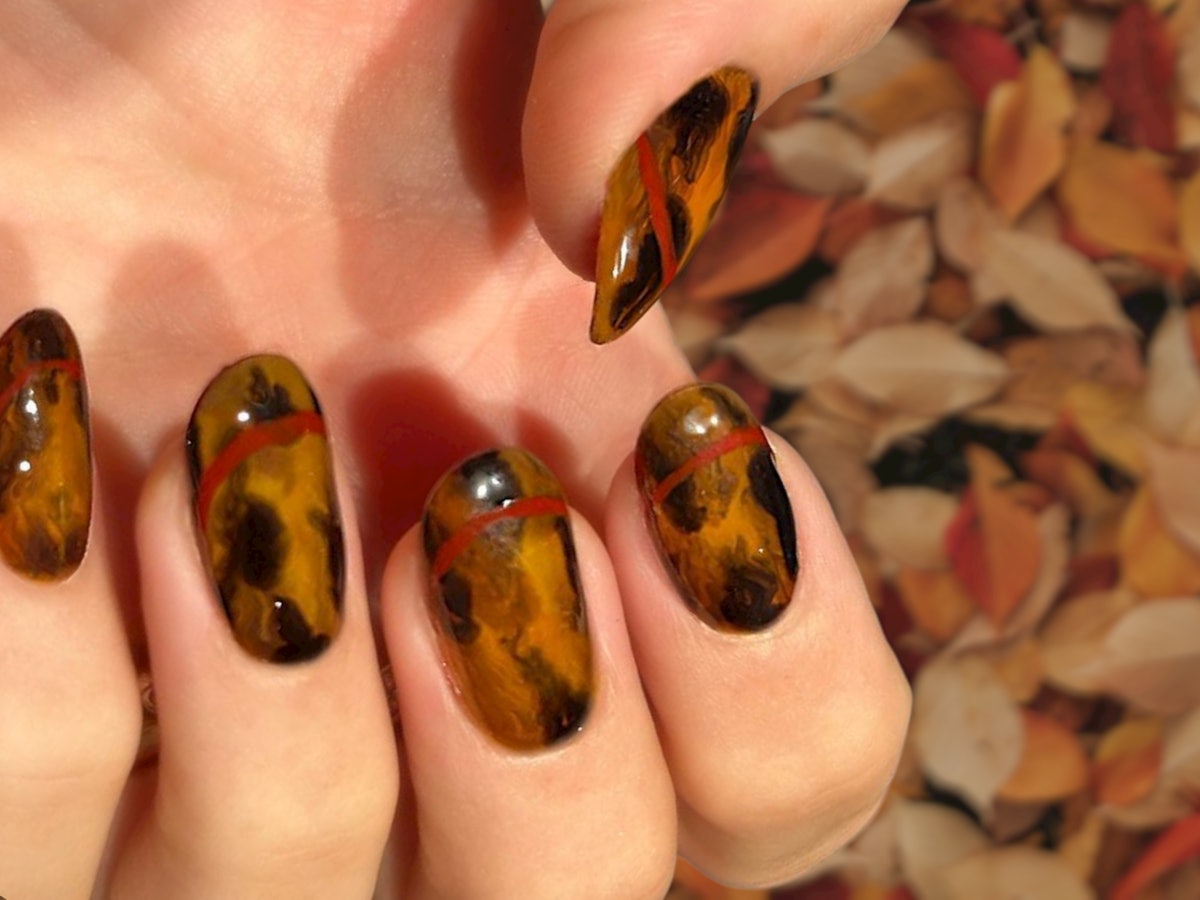 How to Recreate Blake Lively's Custom Tortoiseshell Manicure | Beauty ...