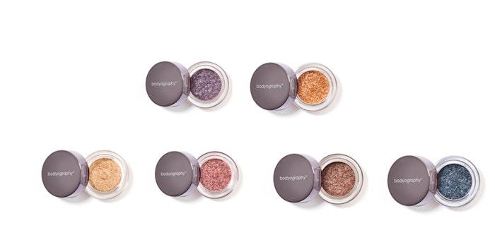 Bodyography's sixth Glitter Pigment Collection, Chroma Lux