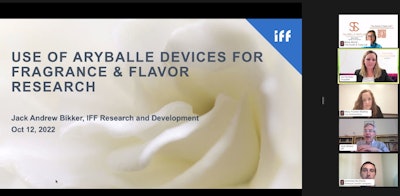 Jack Bikker discusses Aryballe fragrance and flavor technologies.