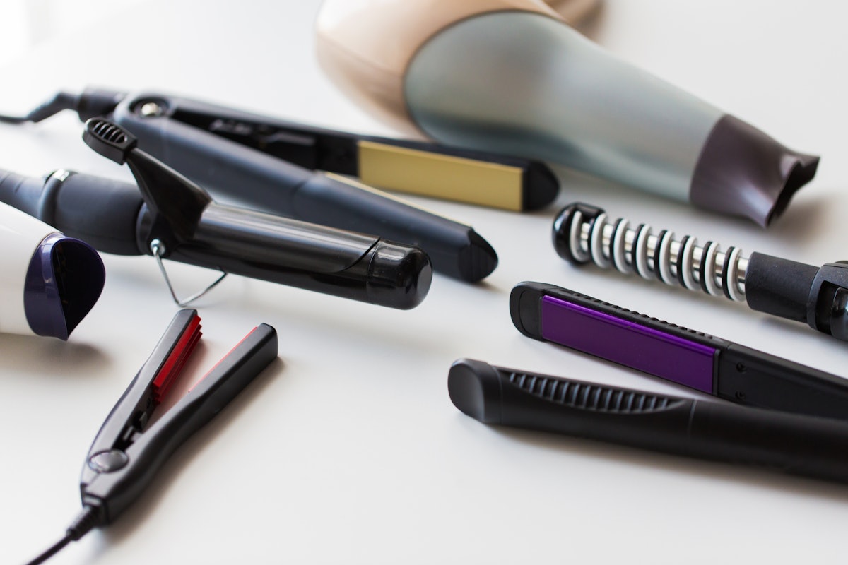 How to clean sales sticky curling iron handle