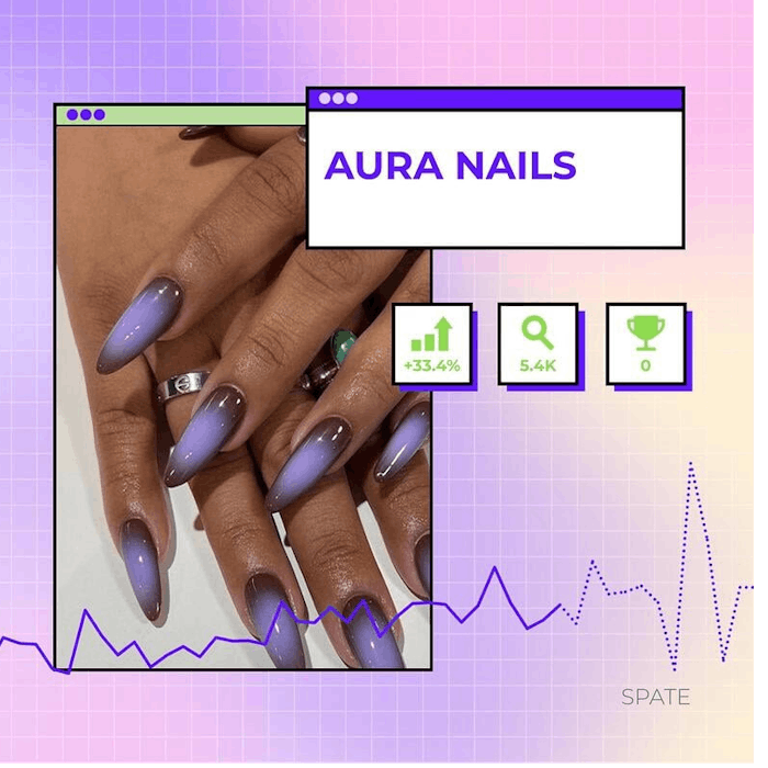 Aura nails are a rising trend