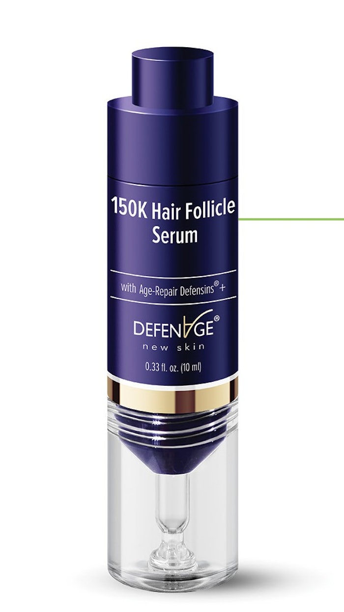 150K Hair Follicle serum is a water-based formula infused with 48 ingredients and has shown to have clinical efficacy on the scalp and hair.