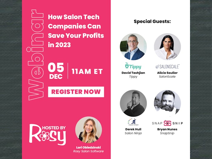 Discover how tech companies can help the financial stability of your business in a free webinar hosted by Rosy Salon Software