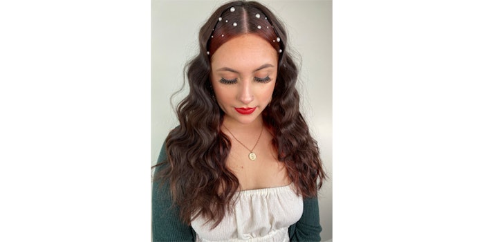 Try out this trending holiday-perfect hair look by Sam Villa ArTeam member Ellen Devine.