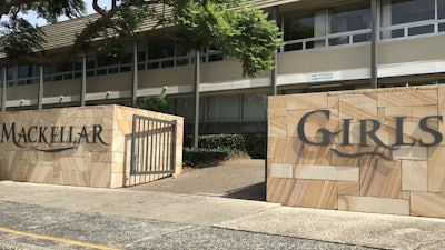 Mackellar Girls Campus in Australia, where 70 students were barred from graduating due to their fake nails