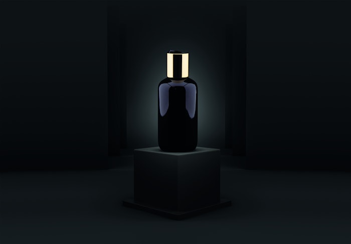This new carbon-black-free bottle is readily recyclable.