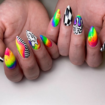 Nail art by Natalie Marie Valentine